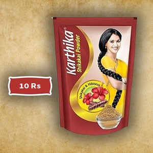 கார்த்திகை ஷிகக்காய் - 10 Rs || karthika herbal powder - 10 Rs || Shikakai & hibiscus