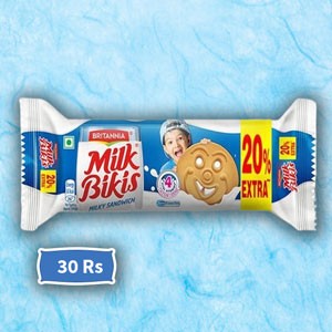 பிரிட்டானியா மில்க் பிகிஸ் மில்க் கிரீம் -  30rs || Britannia Milk Bikis Milk Cream- 30rs