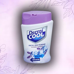Dermi cool - prickly heat powder - soothing lavender