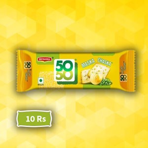 பிரிட்டானியா 50-50 மஸ்கா சஸ்கா- 10rs || 50-50 Maska Chaska - 10rs