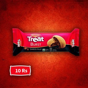 பிரிட்டானியா  ட்ரீட்  பிரஸ்ட்  - சாக்கோ பில்ஸ்  - 10 Rs || Britannia Treat Burst - Choco Fills - 10rs