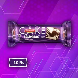 பிரிட்டானியா கேக் கோபில்ஸ் மார்பிள் கேக் - வெண்ணிலா சாக்கோ - 10Rs ||Britannia Cake Gobbles Marble cake - vanilla choco - 10Rs