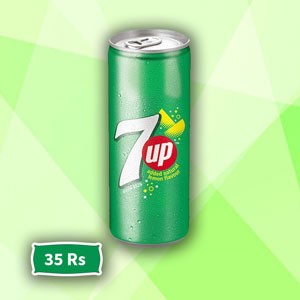 7அப் - 250மிலி டின் - 35 Rs || 7 UP Soft Drink - Lemon Flavor, 250ml Tin - 35 Rs