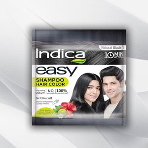 இண்டிகா ஈசி ஷாம்பு ஹேர் கலர் || Indica easy shampoo hair color