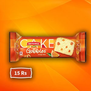 பிரிட்டானியா கேக் - கோபில்ஸ் - ஆரஞ்சு  பைட்ஸ்  - 15 Rs || Britania cake gobbles Orange bites - 15rs