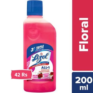 லைசால் சர்பேஸ்  கிளீனர்  - 200ml || Lizol Disinfectant Surface Cleaner - 200ml