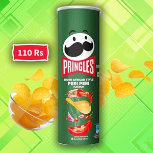 பிரிங்கிள்ஸ் தென்னாப்பிரிக்க சுவை பெரி பெரி சுவை - 110 Rs || Pringles South african flavour peri peri flavour