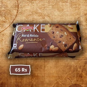 பிரிட்டானியா கேக் நட் & ரைசின் ரொமான்ஸ்  -  65rs || Britannia cake Nut & Raisin Romance. - 65rs