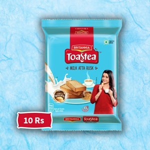 பிரிட்டானியா டோஸ்டியா - பால் அட்டா ரஸ்க் - 10Rs || Britannia Toastea - Milk Atta Rusk -  10 Rs