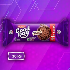 பிரிட்டானியா குட் டே சாக்கோ சிப் - 30rs || Good Day Chocochip - 30rs