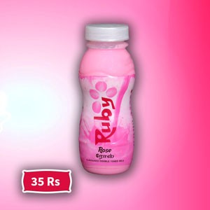 ரூபி ரோஸ் - 180ml- 35 Rs || Ruby Rose Flavoured Toned Milk - 180ml- 35 Rs